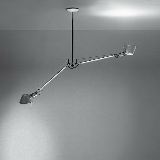 Artemide Tolomeo Due Bracci alluminio sospensione