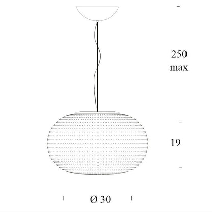 Fontana Arte Bianca suspension