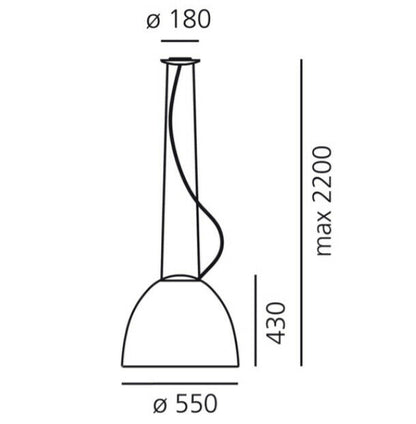 Artemide Nur (E27) suspension