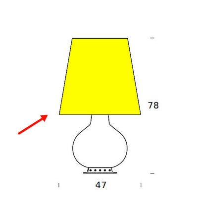 Fontana Arte - Fontana 1853 Replacement glass / white lampshade