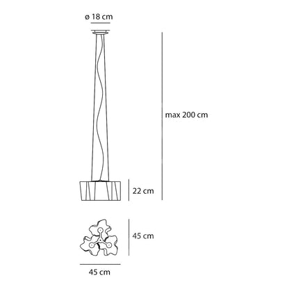 Artemide Logico 3 X 120° suspension