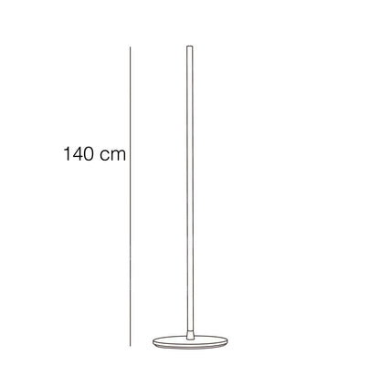 Replacement Base + Earth Rod for Artemide Tolomeo Mega