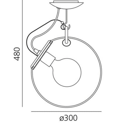 Artemide Miconos soffitto