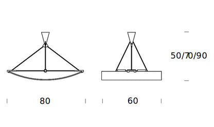 Fontana Arte Velo suspension