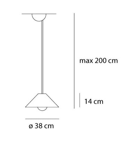 Artemide Aggregato Cono suspension