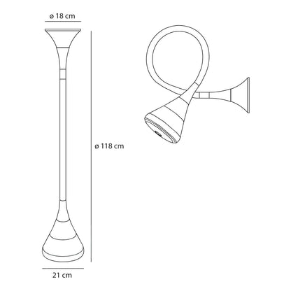 Artemide Pipe LED wall/ceiling