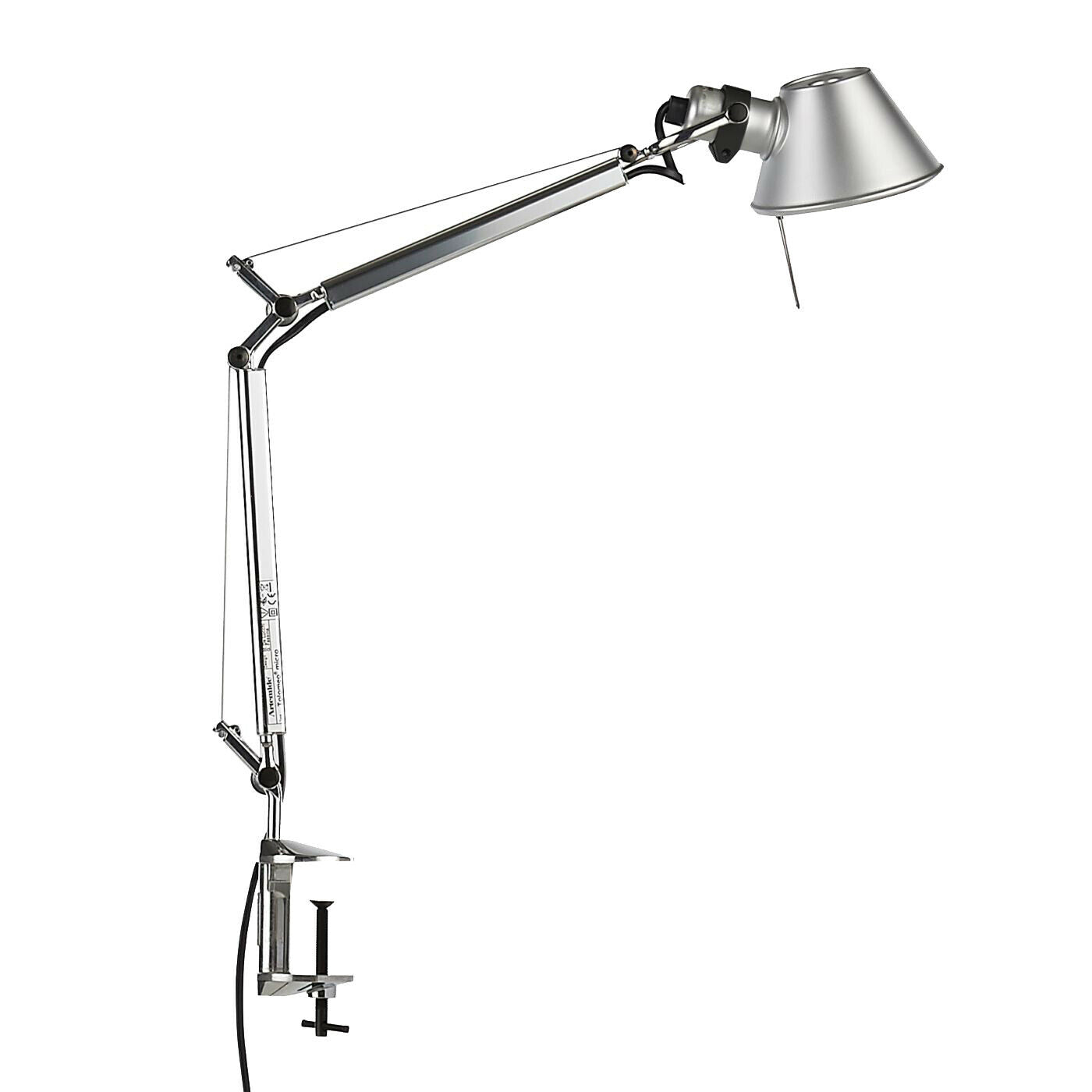 Artemide Tolomeo Micro LED table clamp