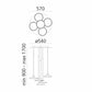 Artemide Orsa Cluster sospensione