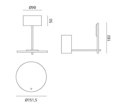 Artemide Orbiter Wall / Ceiling