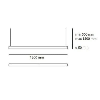 Artemide Alphabet Of Light Linear suspension