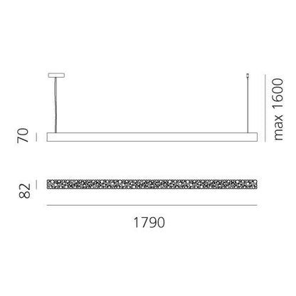 Artemide Calipso LED Linear sospensione