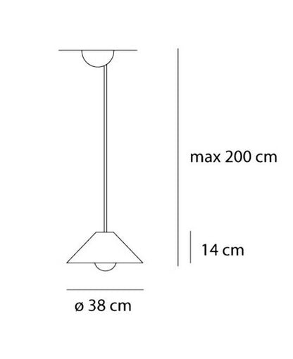 Artemide Aggregato Cono suspension