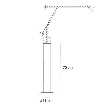 Artemide Supporto da terra per Tizio e Tizio LED