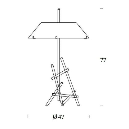 Fontana Arte ASHANGHAI table