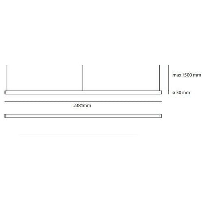 Artemide Alphabet Of Light Linear suspension