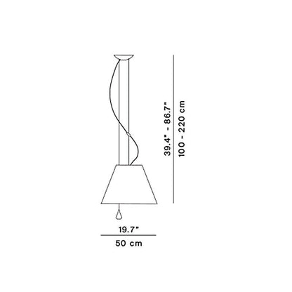 Luceplan Lady Costanza Ø 50 suspension