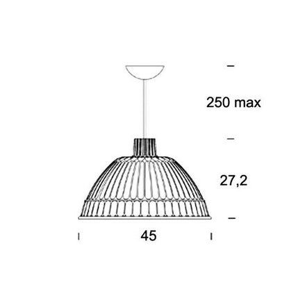 Fontana Arte Cloche suspension