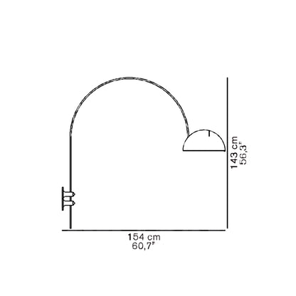 Oluce Coupè 1159/R parete