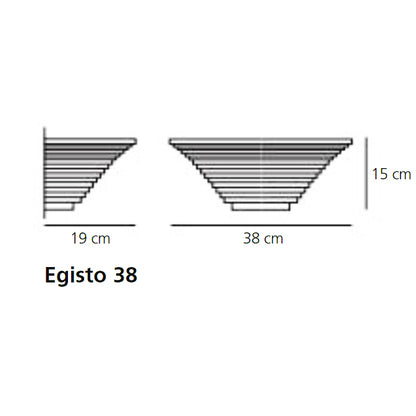 Artemide Egisto 28 and 38 - Diffuser / Replacement Glass