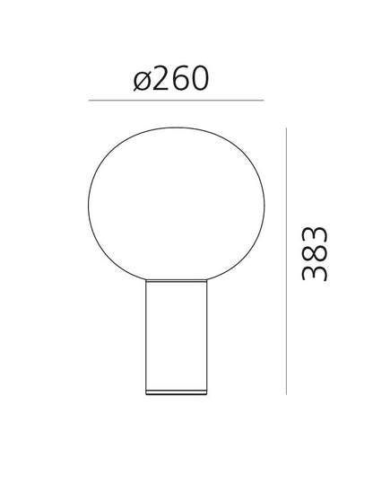 Artemide Laguna tavolo - Bronzo Satinato