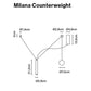 Marset Milana Counterweight sospensione