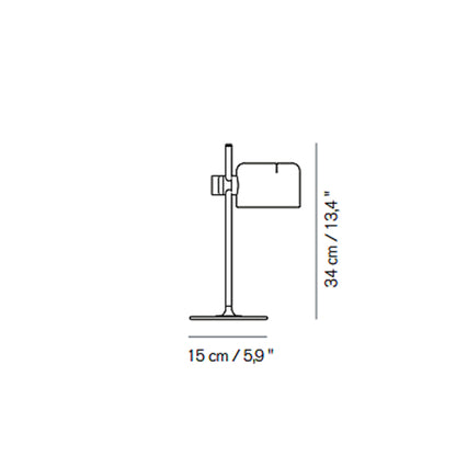 Oluce Mini Coupè 2201 table