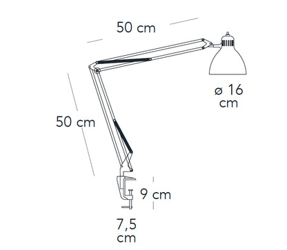 Fontana Arte Naska clamp