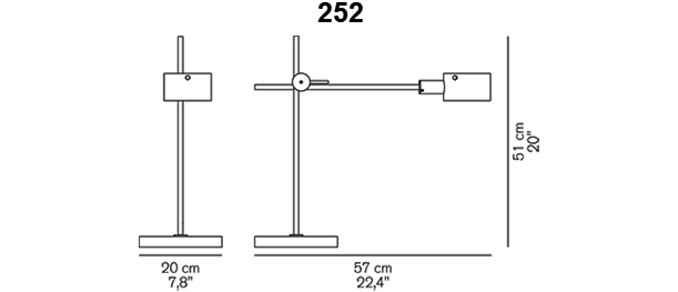 Oluce GO 252 table