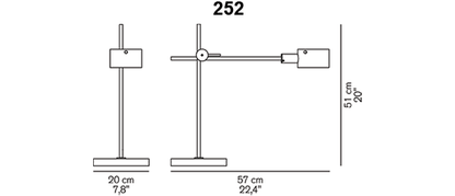 Oluce G.O. 252 tavolo