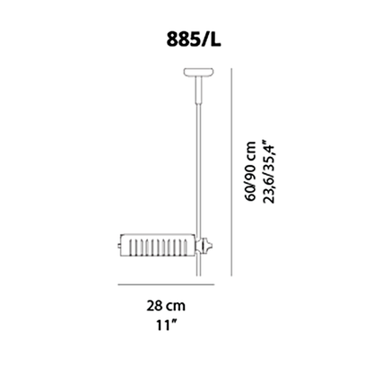 Oluce Colombo 885 sospensione