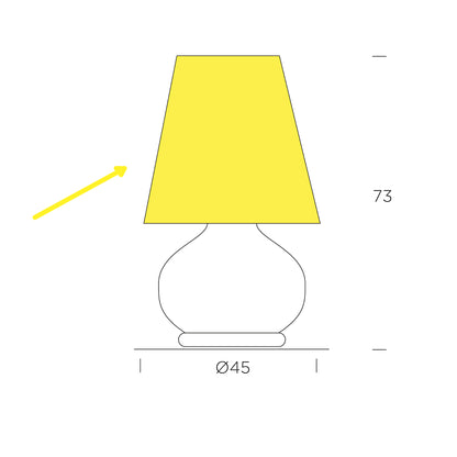 Leucos / Murano Due - Lampshade - Replacement glass upper diffuser