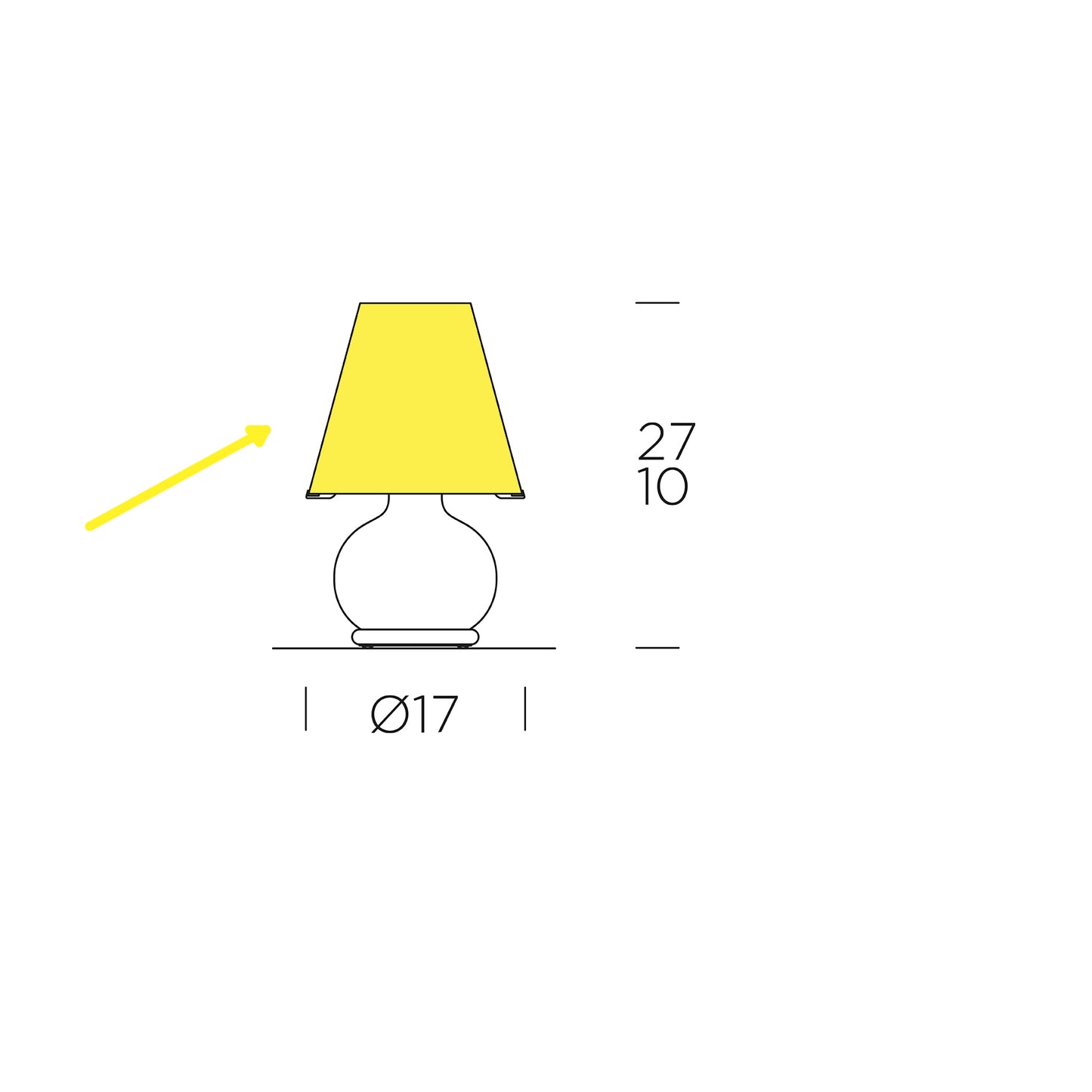 Leucos / Murano Due - Lampshade - Replacement glass upper diffuser