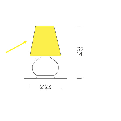 Leucos / Murano Due - Lampshade - Replacement glass upper diffuser