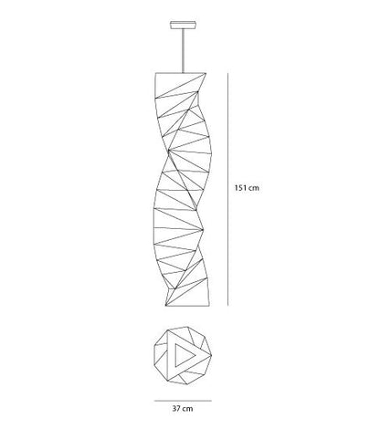 Artemide Tatsuno-Otoshigo sospensione