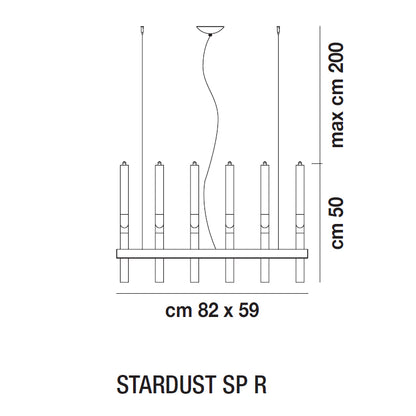 Vistosi Stardust sospensione