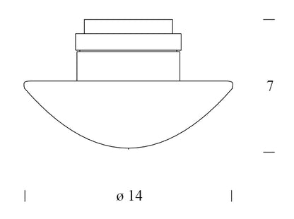 Fontana Arte Sillaba Parete/ Soffitto