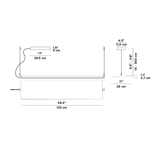 Luceplan Fienile suspension