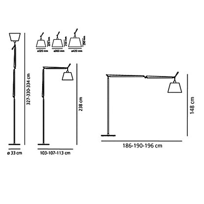 Artemide Tolomeo Mega Terra DIMMER