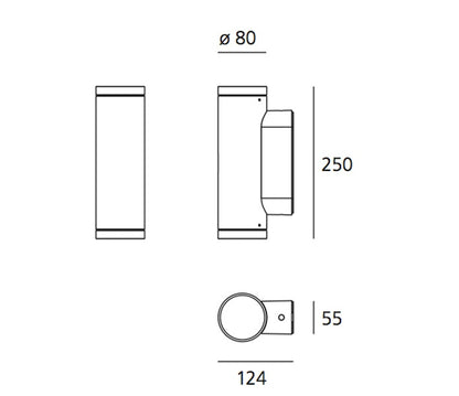 Artemide Calumet 8 Parete