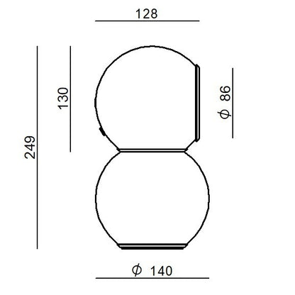 Stilnovo Gravitino 541 tavolo