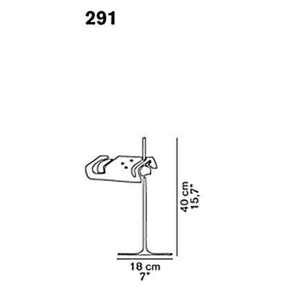 Oluce Spider 291 tavolo
