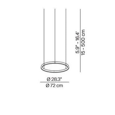 Luceplan Compendium Circle Ø 72 Sospensione