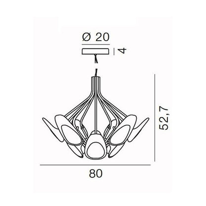 Kundalini Peacock Sospensione