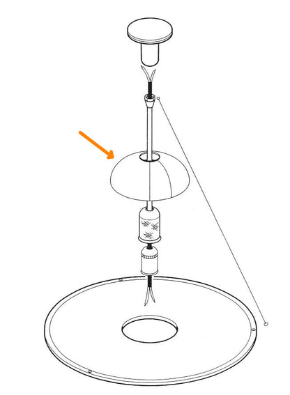 FLOS Frisbi Ricambio Riflettore