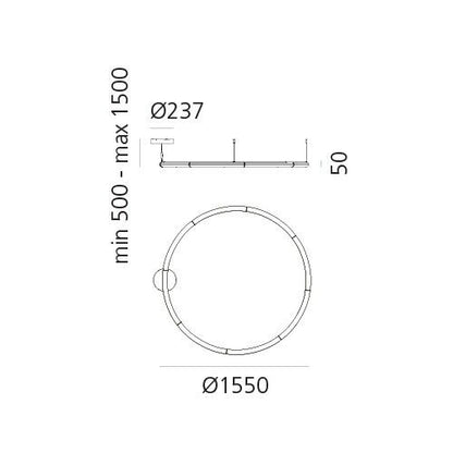 Artemide Alphabet Of Light Circular sospensione