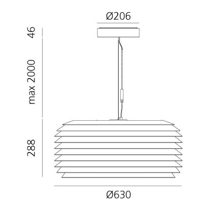 Artemide Slicing - Suspension 63 