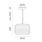Artemide Slicing - Sospensione 42