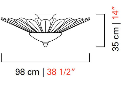 Barovier & Toso Spade soffitto